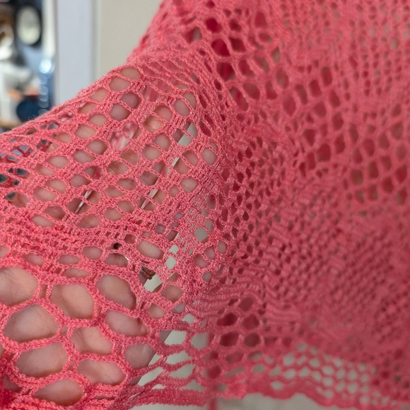 Coral Crochet Swim Cover (I07) - Picture 2 of 9